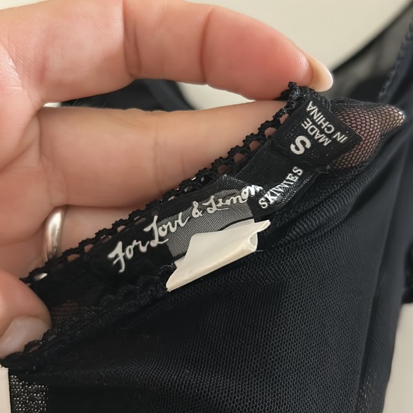 Dahlia body suit in black - Picture 7 of 11